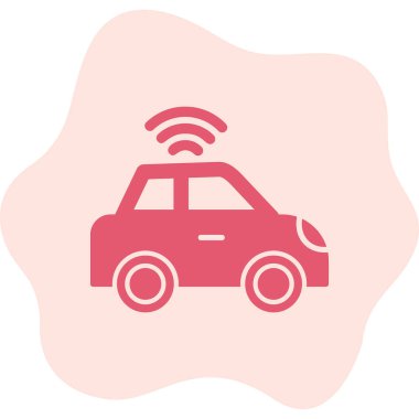 araba web simgesi basit illüstrasyon 