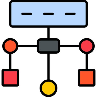 vector illustration of modern Algorithm icon            