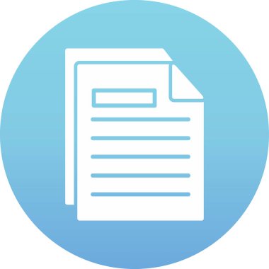 belge web simgesi basit resimleme 