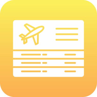 Seyahat ikonunun vektör illüstrasyonu. Ayrılışlar                   