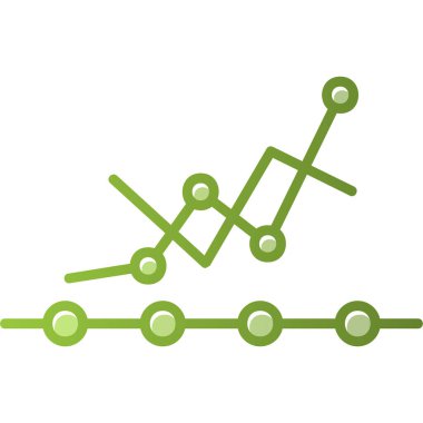 Analytics icon, vector illustration simple design