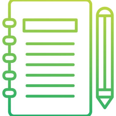 Gündem web simgesi, vektör illüstrasyonu