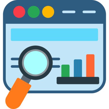 vektör Arama Web simgesi illüstrasyonu 