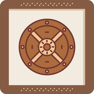 Ağ için koruma kalkanı vektör simgesi 