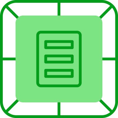 Web sitesi menü simgesi, vektör illüstrasyonu basit tasarım