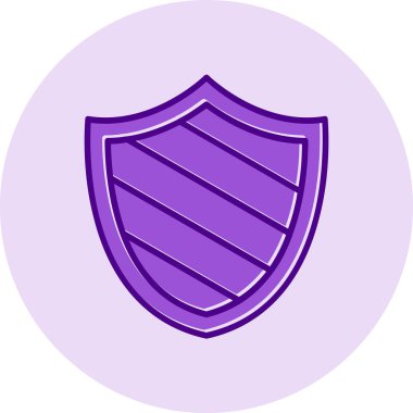 kalkan simgesi web basit illüstrasyon