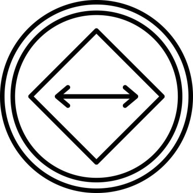 yaylı ok işareti. Web simgesi vektör illüstrasyonu