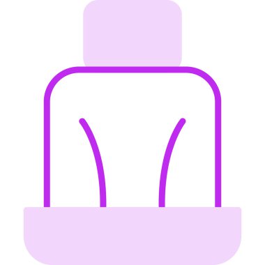 Araba koltuğu. Web simgesi basit illüstrasyon.