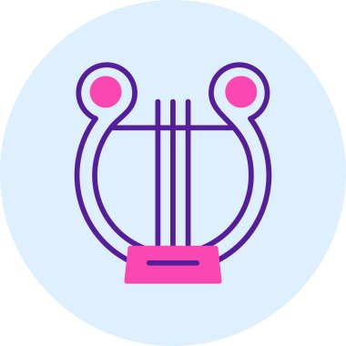 Lir. Web simgesi basit illüstrasyon                      