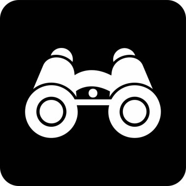 dürbün web simgesi, vektör çizim 