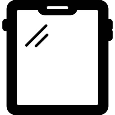tablet. Web simgesi basit illüstrasyon 