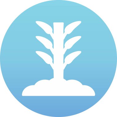 Bamboo icon, vector illustration simple design