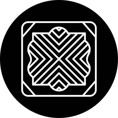 Döşeme. Web simgesi basit illüstrasyon