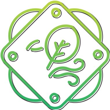 Kuru yaprak ağ ikonu vektör illüstrasyonu