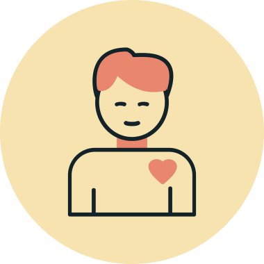 Gönüllü ağ simgesi basit illüComment