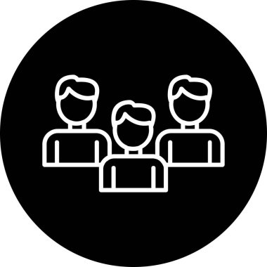 vector illustration of Group people icon 