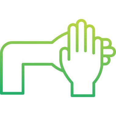 Kendini Sınırla Ağ simgesi basit illüstrasyon 