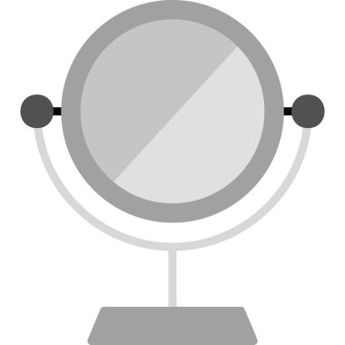 Ayna simgesinin vektör illüstrasyonu 