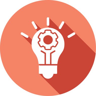 İnovasyon web simgesi basit illüstrasyon 