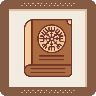 kitap simgesi, vektör illüstrasyonu basit tasarım