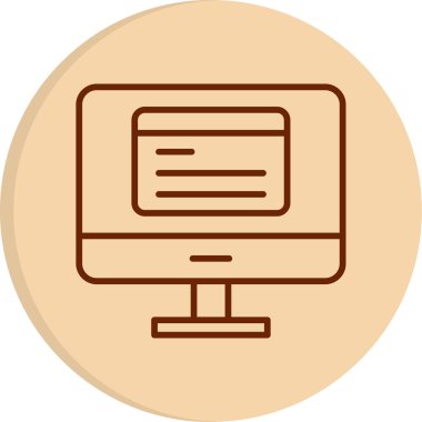 Simge kodlanıyor. Yazılım Geliştirme İşareti, Vektör İllüstrasyonu 