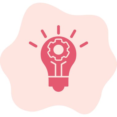 İnovasyon web simgesi basit illüstrasyon 