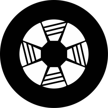 Donut Çizelgesi simgesinin vektör çizimi 