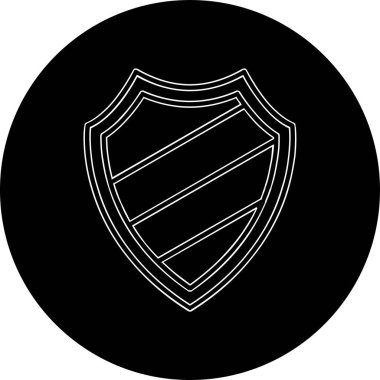 kalkan simgesi web basit illüstrasyon