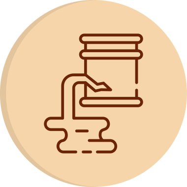 barrel icon, vector illustration simple design