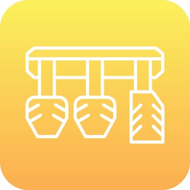 Araba Pedalları simgesinin vektör illüstrasyonu        