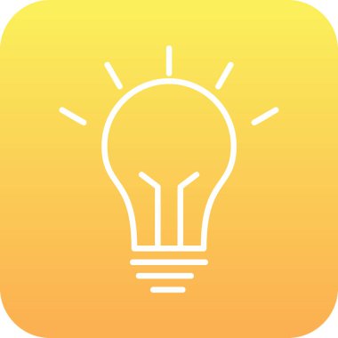 Fikir simgesinin vektör illüstrasyonu 