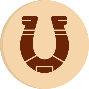 At nalı. Web simgesi basit illüstrasyon 