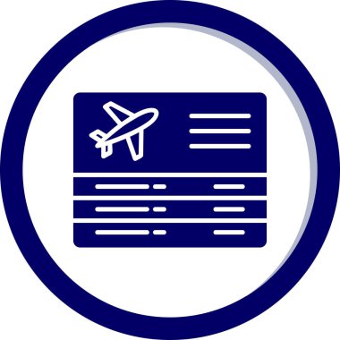 Seyahat ikonunun vektör illüstrasyonu. Ayrılışlar                   