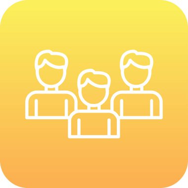 vector illustration of Group people icon 