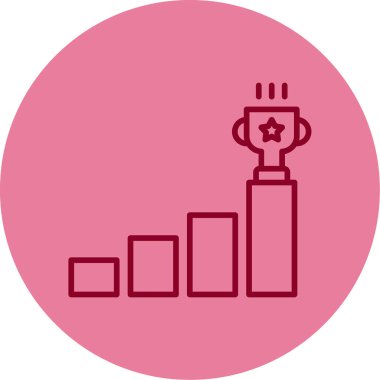 goal icon, vector illustration simple design