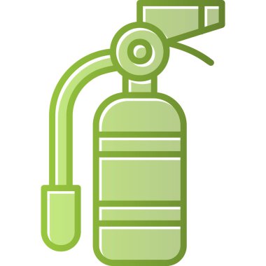 Yangın söndürme ikonu. vektör illüstrasyonu              