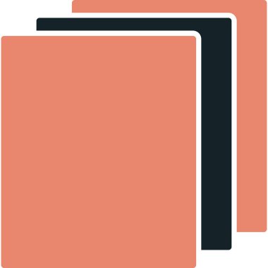 Katmanlar. Web simgesi basit illüstrasyon            