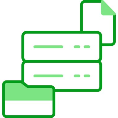 veritabanı sunucu simgesi, vektör illüstrasyon tasarımı 