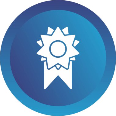 Rozet Web simgesi basit illüstrasyon 