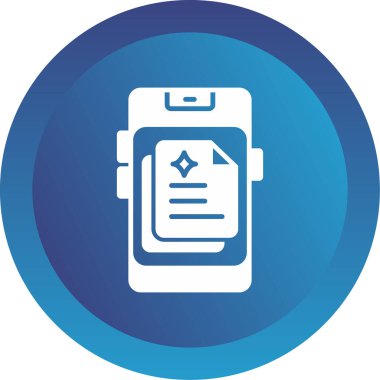 belge web simgesi basit resimleme 