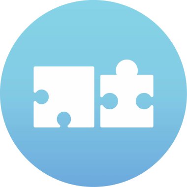 vektör illüstrasyonu, bulmaca ögesi simgesi 