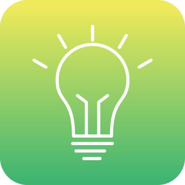 Fikir simgesinin vektör illüstrasyonu 