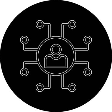 ağ bağlantısı simgesi ana hat biçiminde 