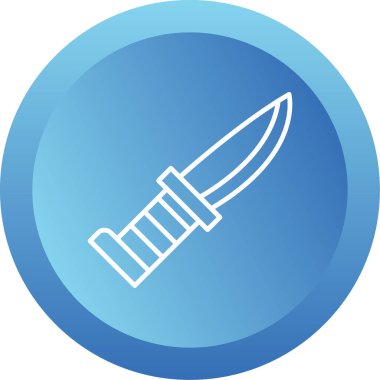 bıçak simgesi vektör illüstrasyonu