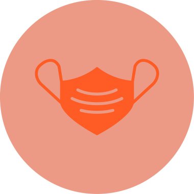 Bir maskenin vektör illüstrasyonu 