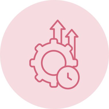 Üretkenlik Ağı vektör illüstrasyonu 