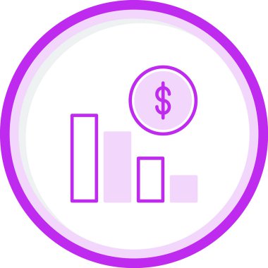 Yatırım simgesi vektör illüstrasyon tasarımı 