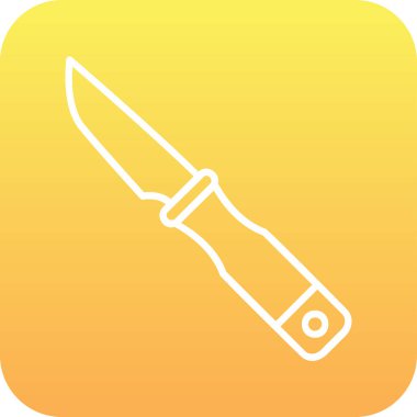 bıçak simgesi vektör illüstrasyonu