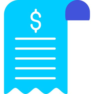 Bill simgesi, vektör illüstrasyonu basit tasarım