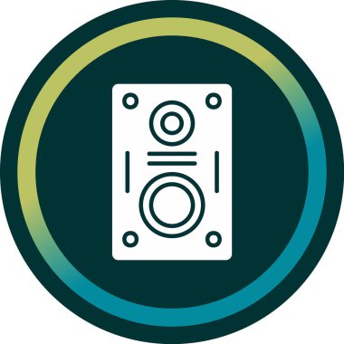 hoparlör basit vektör illüstrasyonu